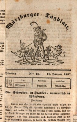 Würzburger Tagblatt Dienstag 10. Januar 1837