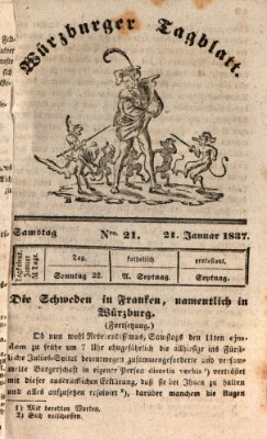 Würzburger Tagblatt Samstag 21. Januar 1837