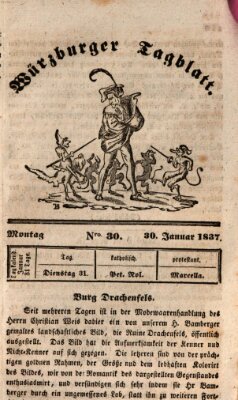 Würzburger Tagblatt Montag 30. Januar 1837