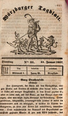 Würzburger Tagblatt Dienstag 31. Januar 1837