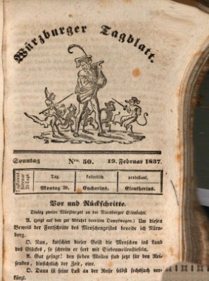 Würzburger Tagblatt Sonntag 19. Februar 1837