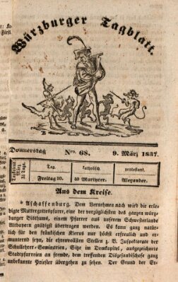 Würzburger Tagblatt Donnerstag 9. März 1837