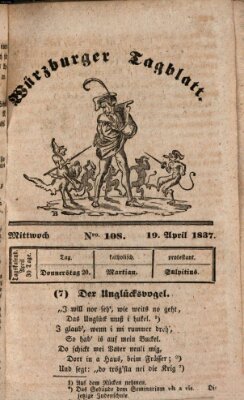 Würzburger Tagblatt Mittwoch 19. April 1837