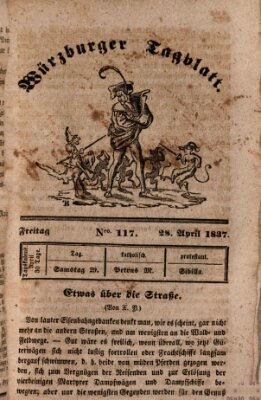 Würzburger Tagblatt Freitag 28. April 1837