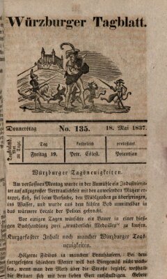 Würzburger Tagblatt Donnerstag 18. Mai 1837