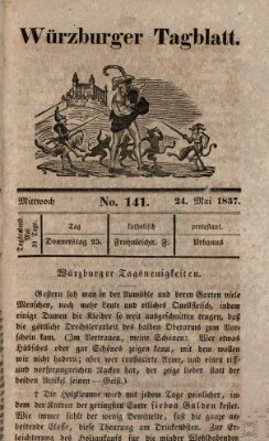 Würzburger Tagblatt Mittwoch 24. Mai 1837