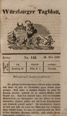 Würzburger Tagblatt Freitag 26. Mai 1837