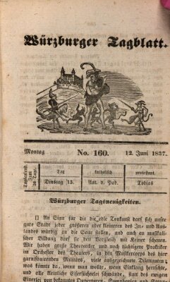 Würzburger Tagblatt Montag 12. Juni 1837