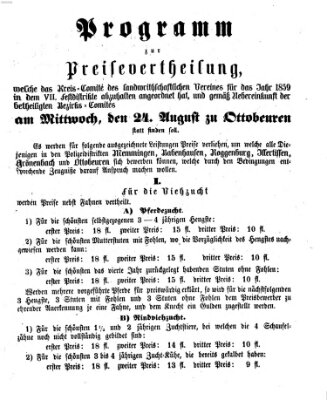 Grönenbacher Wochenblatt Freitag 25. März 1859