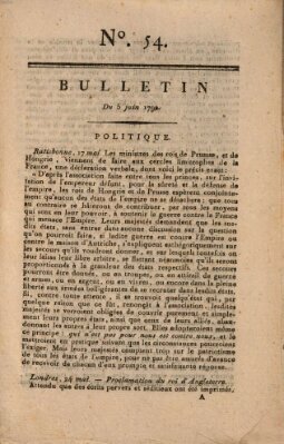 Bulletin Dienstag 5. Juni 1792