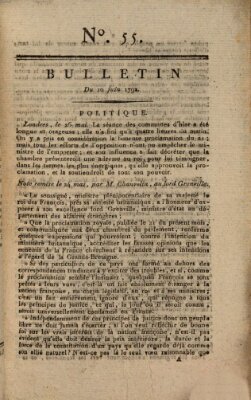 Bulletin Sonntag 10. Juni 1792