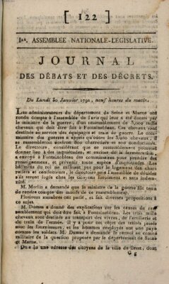 Journal des débats et des décrets Montag 30. Januar 1792