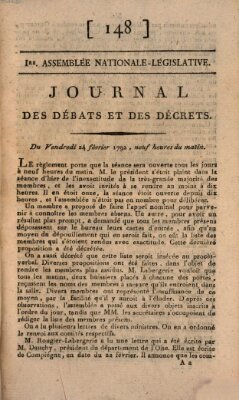 Journal des débats et des décrets Freitag 24. Februar 1792