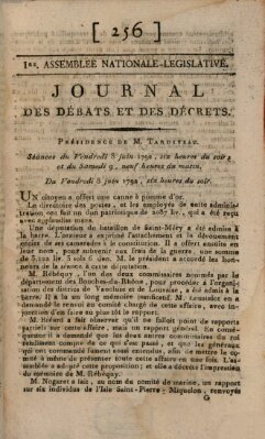 Journal des débats et des décrets Samstag 9. Juni 1792