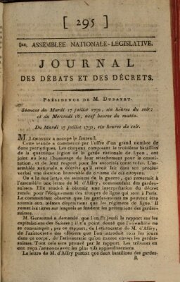 Journal des débats et des décrets Dienstag 17. Juli 1792