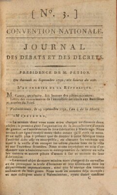 Journal des débats et des décrets Samstag 22. September 1792