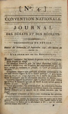 Journal des débats et des décrets Sonntag 23. September 1792