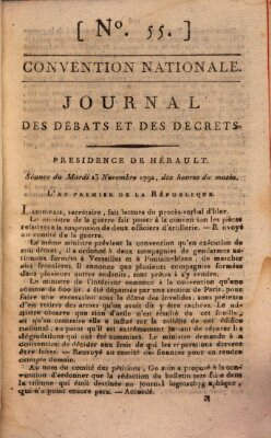 Journal des débats et des décrets Dienstag 13. November 1792