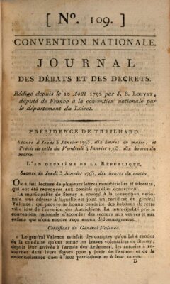 Journal des débats et des décrets Donnerstag 3. Januar 1793