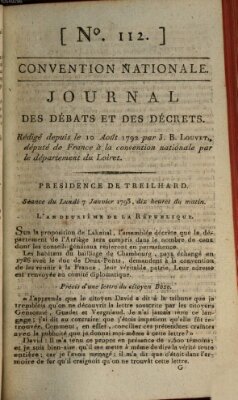 Journal des débats et des décrets Montag 7. Januar 1793