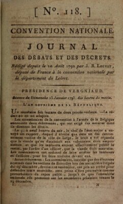 Journal des débats et des décrets Sonntag 13. Januar 1793