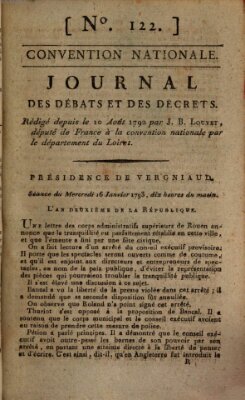 Journal des débats et des décrets Mittwoch 16. Januar 1793