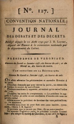 Journal des débats et des décrets Dienstag 22. Januar 1793