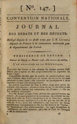 Journal des débats et des décrets Dienstag 12. Februar 1793