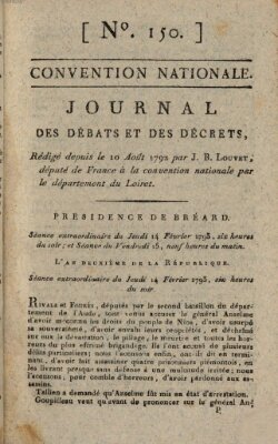 Journal des débats et des décrets Donnerstag 14. Februar 1793