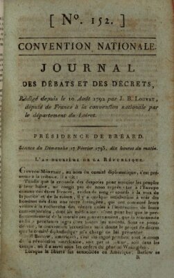 Journal des débats et des décrets Sonntag 17. Februar 1793