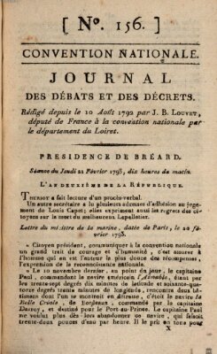 Journal des débats et des décrets Donnerstag 21. Februar 1793