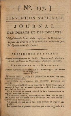 Journal des débats et des décrets Freitag 22. Februar 1793