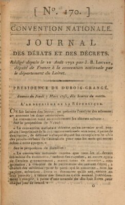 Journal des débats et des décrets Donnerstag 7. März 1793