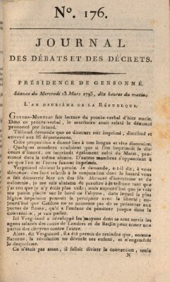 Journal des débats et des décrets Mittwoch 13. März 1793