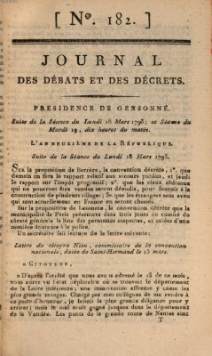 Journal des débats et des décrets Montag 18. März 1793