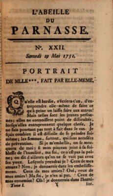 L' Abeille du Parnasse Samstag 29. Mai 1751