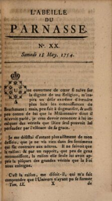 L' Abeille du Parnasse Samstag 18. Mai 1754