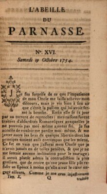 L' Abeille du Parnasse Samstag 19. Oktober 1754