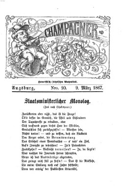 Champagner Samstag 9. März 1867