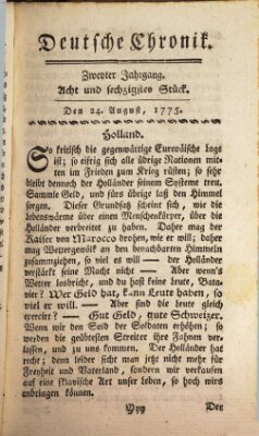 Deutsche Chronik Donnerstag 24. August 1775