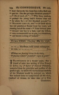 The connoisseur Donnerstag 27. Mai 1756