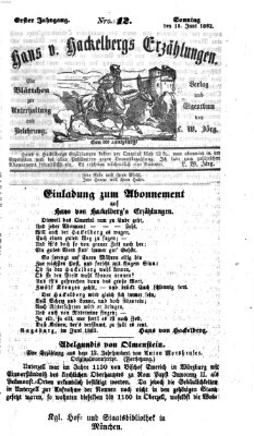 Hans von Hackelberg's Erzählungen Sonntag 15. Juni 1862