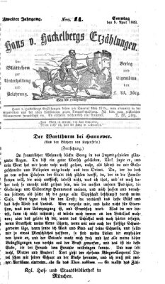 Hans von Hackelberg's Erzählungen Sonntag 5. April 1863