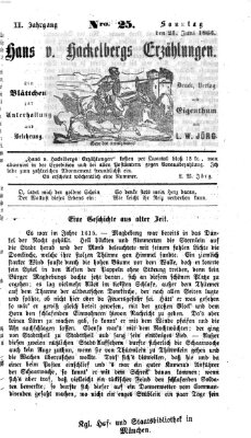 Hans von Hackelberg's Erzählungen Sonntag 21. Juni 1863