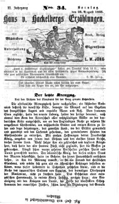 Hans von Hackelberg's Erzählungen Sonntag 23. August 1863