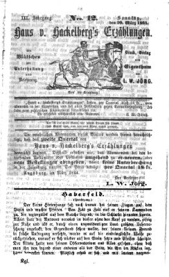 Hans von Hackelberg's Erzählungen Sonntag 20. März 1864