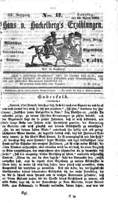 Hans von Hackelberg's Erzählungen Sonntag 24. April 1864