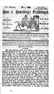 Hans von Hackelberg's Erzählungen Sonntag 15. Mai 1864