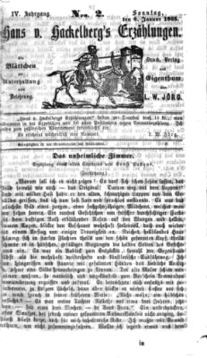 Hans von Hackelberg's Erzählungen Sonntag 8. Januar 1865