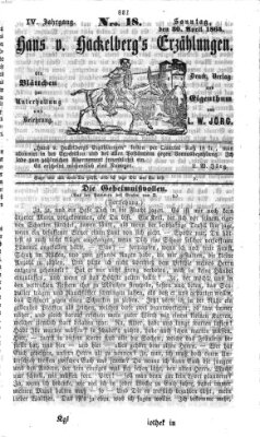 Hans von Hackelberg's Erzählungen Sonntag 30. April 1865